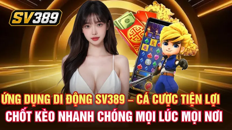 Ứng dụng di động SV389 – Cá cược tiện lợi, chốt kèo nhanh chóng mọi lúc mọi nơi
