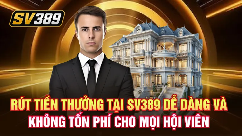 Hướng Dẫn Rút Tiền SV389 - Nhận Thưởng Nhanh Trong 2 Phút 2 Rút tiền thưởng tại SV389 dễ dàng và không tốn phí cho mọi hội viên