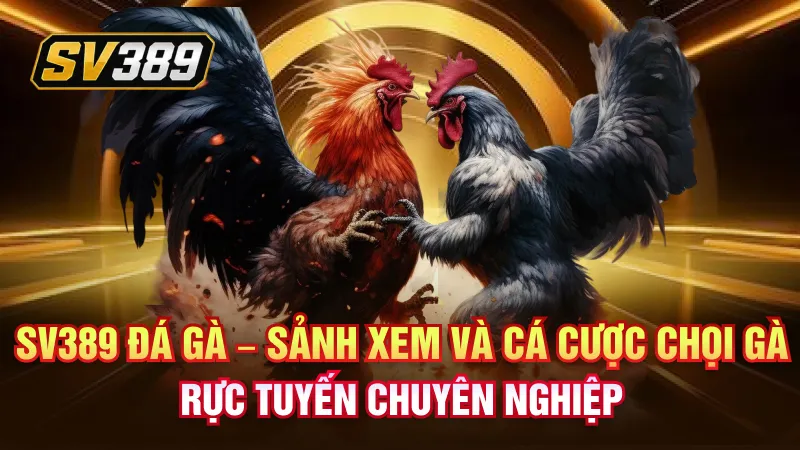 SV389 Đá Gà – Lửa Trường Gà Bùng Nổ Qua Từng Hiệp Đấu 1 SV389 đá gà – Sảnh xem và cá cược chọi gà trực tuyến chuyên nghiệp