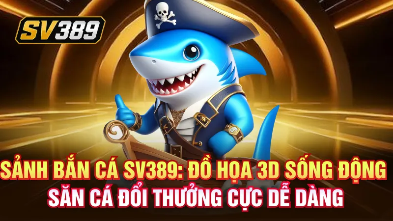 Bắn Cá SV389 – Khám Phá Đại Dương Săn Thưởng Hấp Dẫn 1 Sảnh bắn cá SV389: Đồ họa 3D sống động, săn cá đổi thưởng cực dễ dàng
