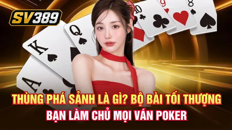 Thùng phá sảnh là gì? Bộ bài tối thượng giúp bạn làm chủ mọi ván Poker